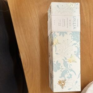 Lollia Wish Hydrating hand cream Blue and Gold Design